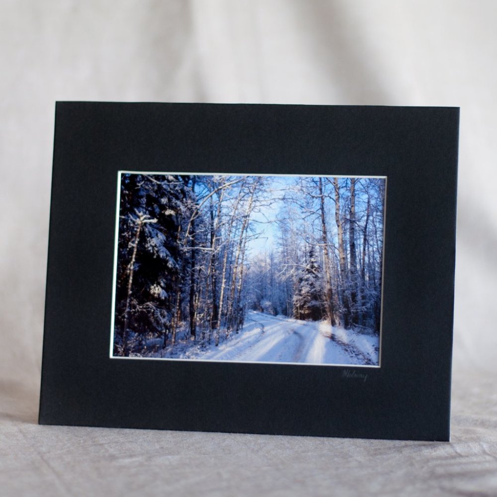 "Winter Lane" 5x7 Photography Print